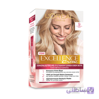 کیت رنگ مو اکسلانس لورال پاریس-9 ا L'Oreal Paris Excellence Creme Hair Color Kit-9 کد 353087
