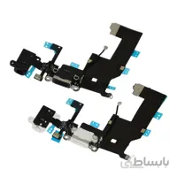 فلت شارژ و هندزفری و میکروفون آیفون IPHONE 5S ا فلت شارژ و سوکت هندزفری و میکروفون گوشی آیفون مدل 5 اس