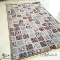 گلیم فرش طوسی کد j760