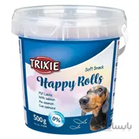 غذای تشویقی سگ تریکسی مدل Soft snack happy rolls وزن 500 گرم