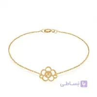 دستبند طلا کودک طرح گل خندان کد KB359