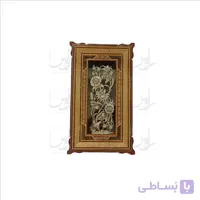 تابلو قلم زنی با قاب خاتم توپی سایز 73*43