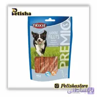 تشویقی سگ تریکسی مدل Goose Filets وزن 65 گرم