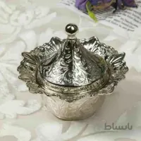 قندان خرم نقره ای زارا