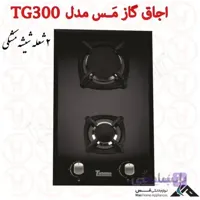 اجاق گاز 2 شعله شیشه ای مس مدل TG300 GL