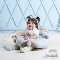 مبل پشتیبان کودک خرس تدی رنگ آبی