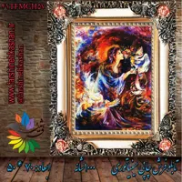 تابلو فرش ماشینی چاپی مینیاتوری کد 41TFMCH57