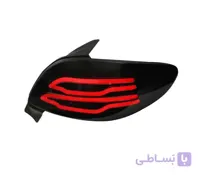 خطر عقب پژو 206 طرح S500 - تمام دودی
