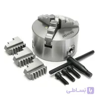 سه نظام تراشکاری مدل K11 سایز 100 میلیمتر برند سانو (SANOU) ا SANOU 100 mm 3 jaw lathe chuck