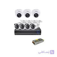 پکیج 7 دوربین ahd سری اقتصادی