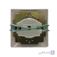 پریز بدون ارت دربدار پارت الکتریک با قاب آجری آسمان