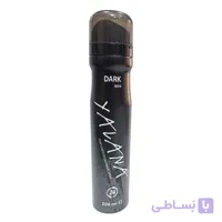 اسپری مردانه یالانا مدل دارک 200 میل yalana dark