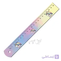 خط کش ۲۰ سانتی MDF طرح یونیکورن RT052