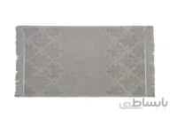 حوله دستی BMA طرح داماس رنگ طوسی