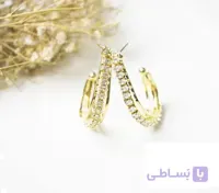 گوشواره طرح طلا کد: 5868