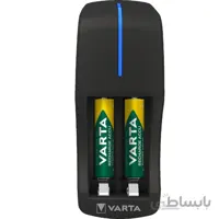 شارژر باتری قلمی و نیم قلمی دوتایی MINI CHARGER مارک وارتا VARTA