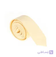 کراوات ساده مردانه زرد کد T1068