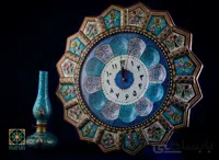 ساعت دیواری خاتم کاری کد 57