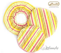 دمکن سه تکه رزین تاژ طرح اسپرید صورتی