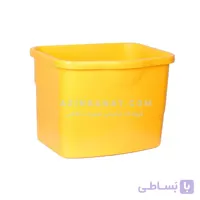 سطل تی شوی AzinSanat 50 ا سطل یدکی مخصوص تی شوی های آذین صنعت دارای حجم 50 لیتر (30 لیتر مفید) ساخته شده از مواد نو در دو رنگ آبی و زرد