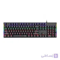 کیبورد مکانیکال گیمینگ تی دگر NAXOS T-TGK310 ا T-DAGGER NAXOS T-TGK310 RGB Mechanical Gaming Keyboard