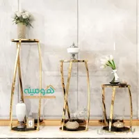 ست استند دکوراتیو استیل مدل ویدا