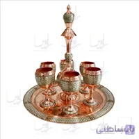 سرویس شراب خوری(شربت خوری) خاتم کاری متوسط