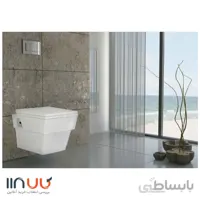 توالت فرنگی وال هنگ گلسار مدل آستر