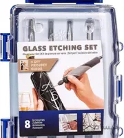 ست 8 پارچه متعلقات درمل برای حکاکی بر روی شیشه Dremel