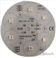 ماژول 6×3 وات آر جی بی