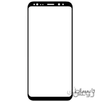 گلس تعمیراتی سامسونگ SAMSUNG S8 PLUS / G955 مشکی