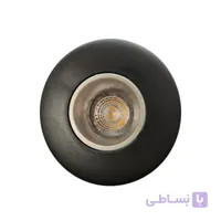 قاب هالوژن پارس لایت عمیق مدل مشکی کروم F436BH
