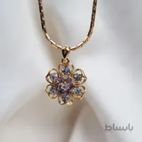گردنبند طرح گل رد اپل