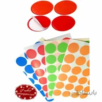 برچسب های دایره ای ورق ۲۴ عددی
