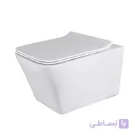 توالت فرنگی وال هنگ مدل ویرپول فلاشتانک ایران ( FTI ) با درب اسلیم