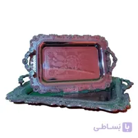 سینی استیل مدل دو تیکه (4 طرح متفاوت)