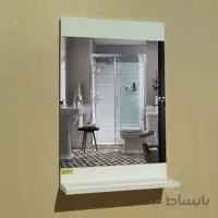 آینه‌ی دستشویی ۸۰۱۸ سفید | ۴۰ در ۶۰