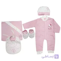 ست لباس بیمارستانی نوزادی 7 تکه طرح کیتی صورتی مادرکر Mothercare