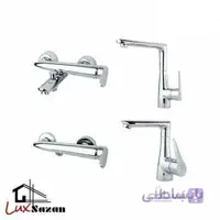 ست 4تکه شیرآلات راسان مدل رابیت کروم