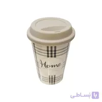 ماگ سرامیکی مدل Home Stay درب سیلیکونی