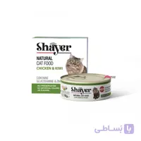 کنسرو گربه طعم مرغ و کیوی