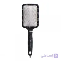 برس مو مشکی سوزن فلزی مستطیلی بزرگ مدل گرافیت استایل بیول ا Hair Brush - Large BIOL