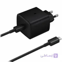 شارژر سریع و کابل تایپ سی سامسونگ ۴۵ وات Samsung Super Fast Charger 45W EP-TA845