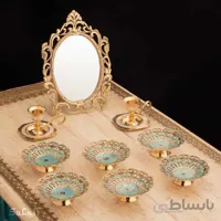 ست هفت سین برنجی میناکاری کد 1095