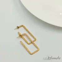 گوشواره استیل مستطیل E15