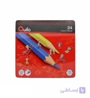 مداد رنگی فلزی ۲۴ رنگ کویلو ا -