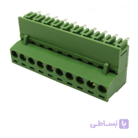 ترمینال فونیکس 10 پین رایت انگل بافاصله پایه 5.08