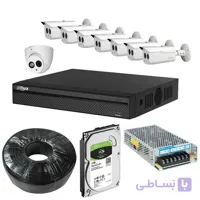 قیمت پک دوربین مداربسته داهوا 8 تایی