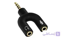 مبدل میکروفون و هدفون کین مدل KY-148 فله بدون پک