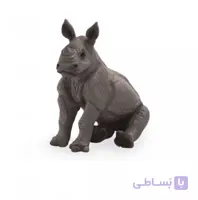 بچه کرگدن نشسته 387257 – حیوانات موجو